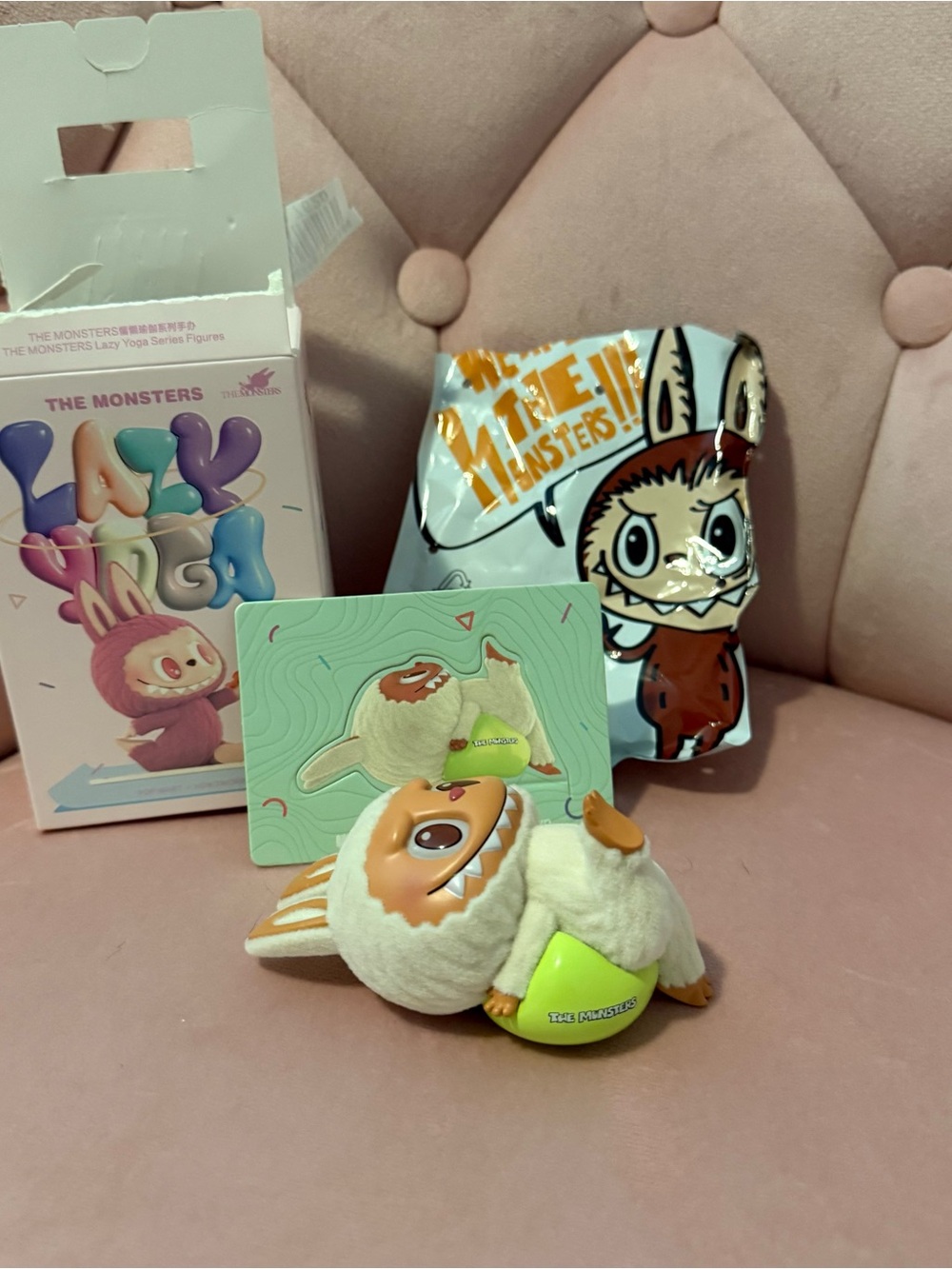 POP MART x Labubu The Monsters Lazy Yoga Series Blind Box Figure - LAY DOWN